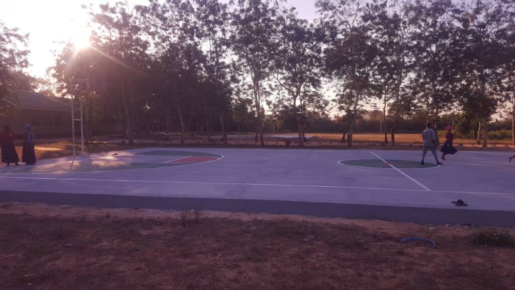 Basketball Court Side view