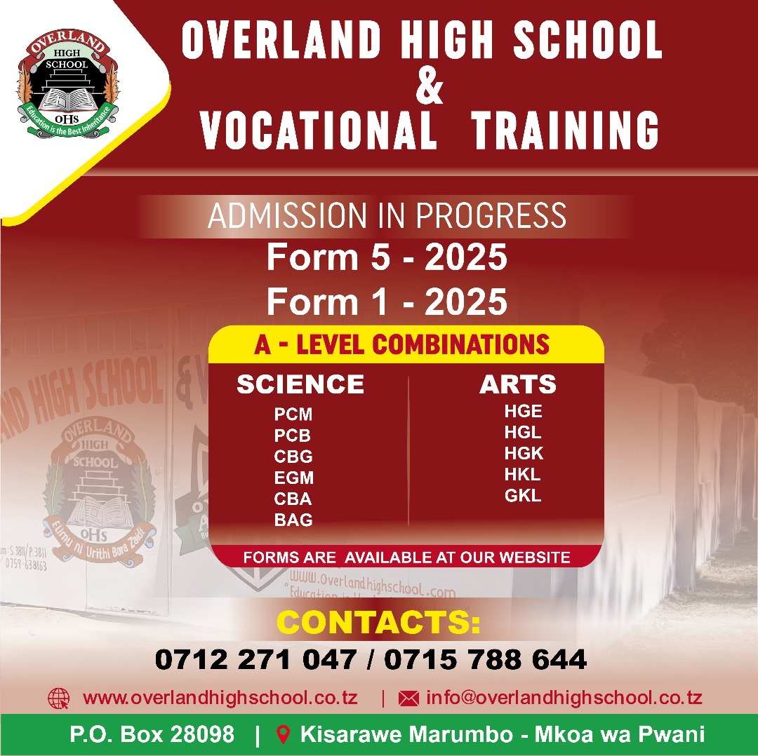 overland high school and vocational training